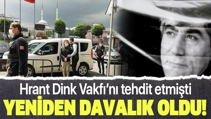Hrant Dink Vakfı'nı tehdit etmişti: Ersin Başkan yeniden davalık oldu