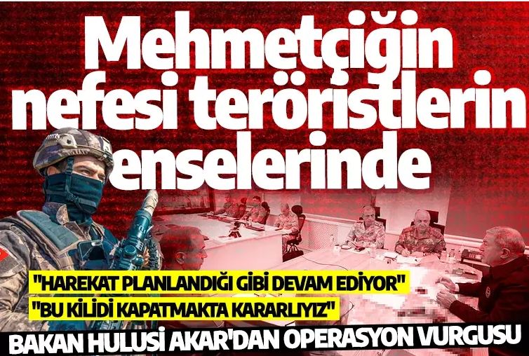 Mehmetçiğin nefesi teröristlerin enselerinde