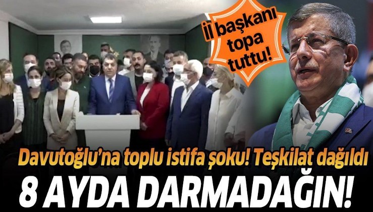 Son dakika: Gelecek Partisi'nde toplu istifa depremi! Ahmet Davutoğlu'nun Ankara teşkilatı dağıldı