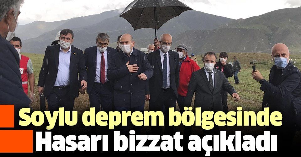 Son dakika: İçişleri Bakanı Süleyman Soylu Bingöl'deki depreme ilişkin son durumu paylaştı