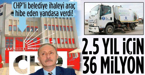 SON DAKİKA: CHP'li Didim Belediyesi'nde ihale skandalı!