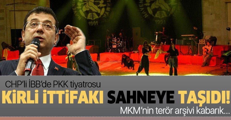 İBB'nin tiyatro sahnelerini teslim ettiği Mezopotamya Kültür Merkezi'nin arşivi PKK propagandasıyla dolu