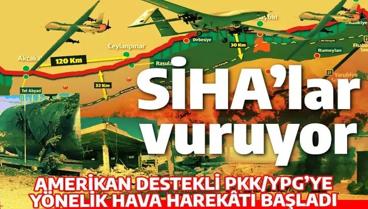 SİHA'lar Suriye'de PKK/YPG'yi vuruyor: Hakan Fidan ABD'ye 'Uzak durun' dedi, harekât başladı