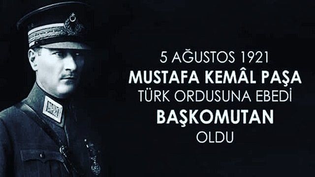 Ebedi Baş kumandan Gazi Mustafa Kemal Atatürk