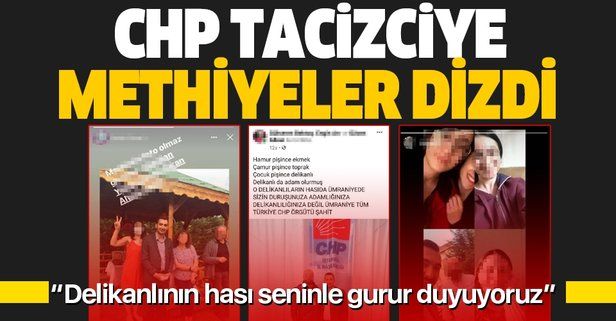 Tacizci gençlik kolları eski başkanına bazı CHP'lilerden destek paylaşımları! Sapığa methiyeler dizdiler