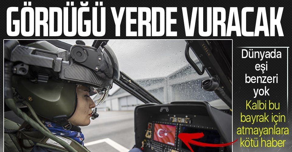 Türkiye'nin ilk kadın taarruz helikopter pilotu. ATAK helikopterleri Türk Polis Teşkilatı'nın gücüne güç katacak