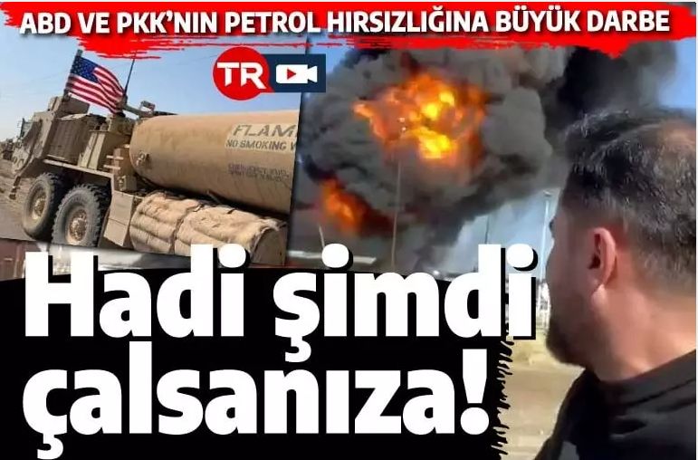 Terör parası havaya uçtu: PKK/YPG'nin petrol tesislerinden dumanlar yükseliyor