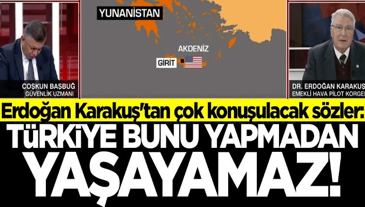 Erdoğan Karakuş'tan çok konuşulacak sözler: Türkiye bunu yapmadan yaşayamaz
