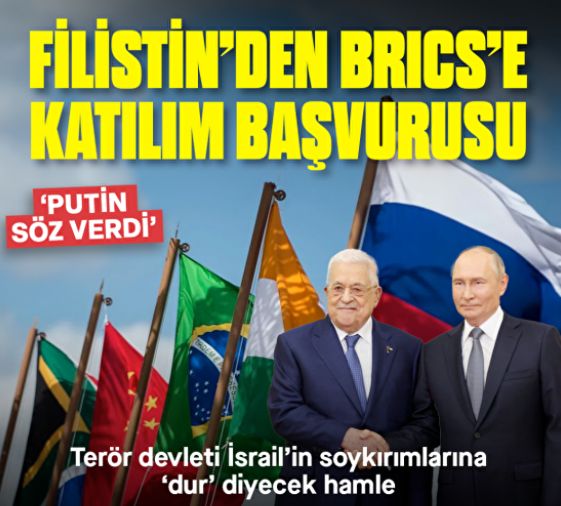 Filistin BRICS'e katılım başvurusu yapacak