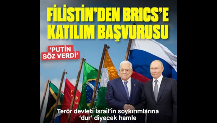 Filistin BRICS'e katılım başvurusu yapacak