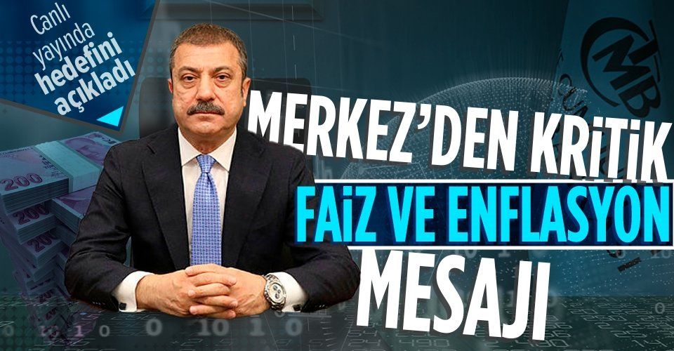 Son dakika: Merkez Bankası Başkanı Şahap Kavcıoğlu'ndan flaş enflasyon açıklaması