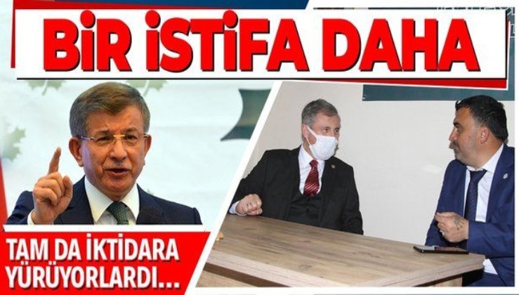 Ahmet Davutoğlu'na bir şok daha!