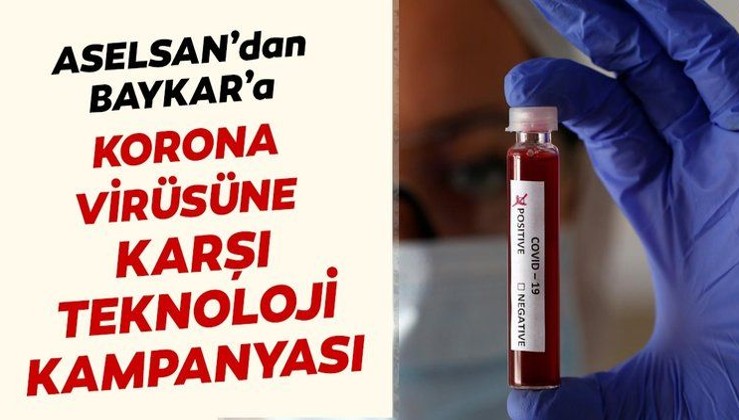 ASELSAN’dan BAYKAR’a koronavirüsüne karşı teknoloji kampanyası