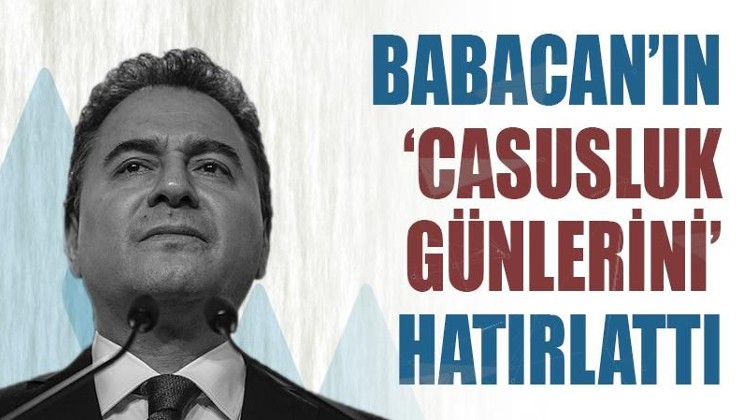 Babacan’ın AK Parti içindeki 'casusluk günlerini' hatırlattı