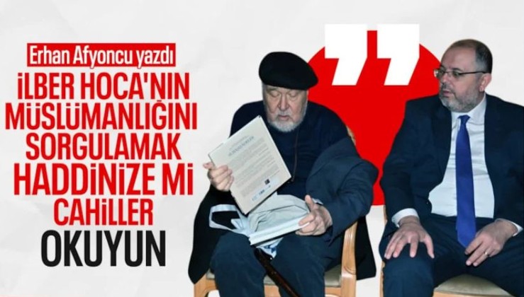 Erhan Afyoncu, İlber Ortaylı ile olan anısını anlattı: Hocamız samimi bir Müslümandı