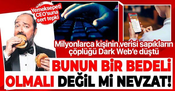 Kullanıcılarının kişisel verilerini çaldıran Yemeksepeti'nin CEO'su Nevzat Aydın'a sert eleştiri: Bir bedeli olmalı değil mi?