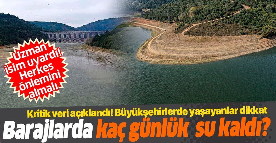 SON DAKİKA: İstanbul'un barajlarında ne kadar su kaldı? Baraj doluluk oranları açıklandı!