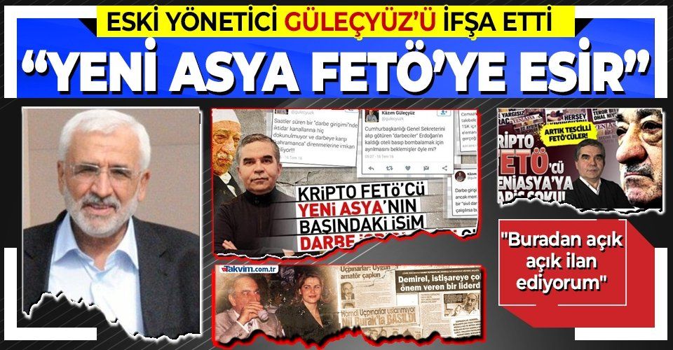 Mustafa Kaplan eski gazetesi Yeni Asya'yı topa tuttu: Kripto FETÖ ekibinin elinde esir tutulmuştur