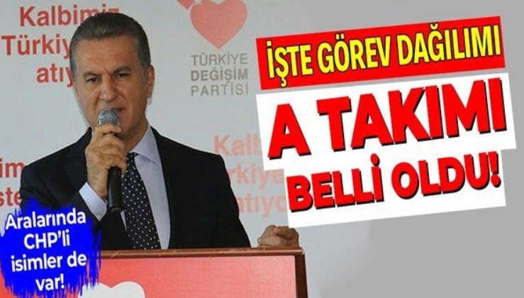 Son dakika: Mustafa Sarıgül'ün A takımı belli oldu! Türkiye Değişim Partisi'nde CHP'li isimler de var!