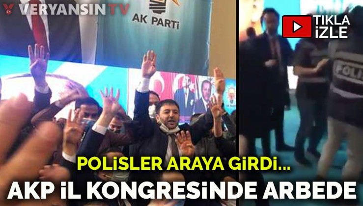 AKP il kongresinde arbede çıktı