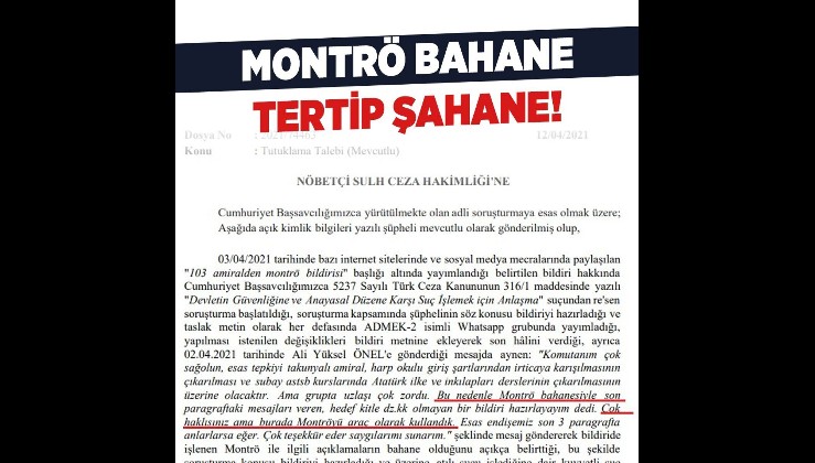 MONTRÖ BAHANE TERTİP ŞAHANE