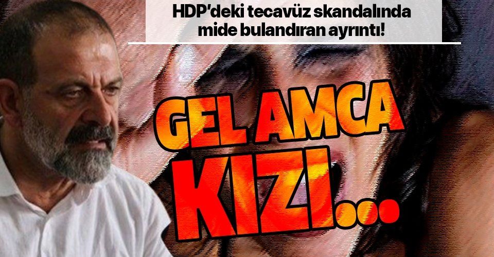 HDP'deki tecavüz skandalında mide bulandıran ayrıntı!