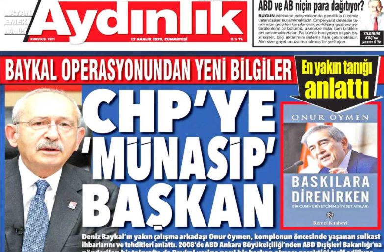 Baykal operasyonundan yeni bilgiler: CHP’ye ‘münasip’ başkan