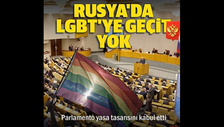 Rus Parlamentosunda LGBT propagandasına karşı yasa tasarısı kabul edildi