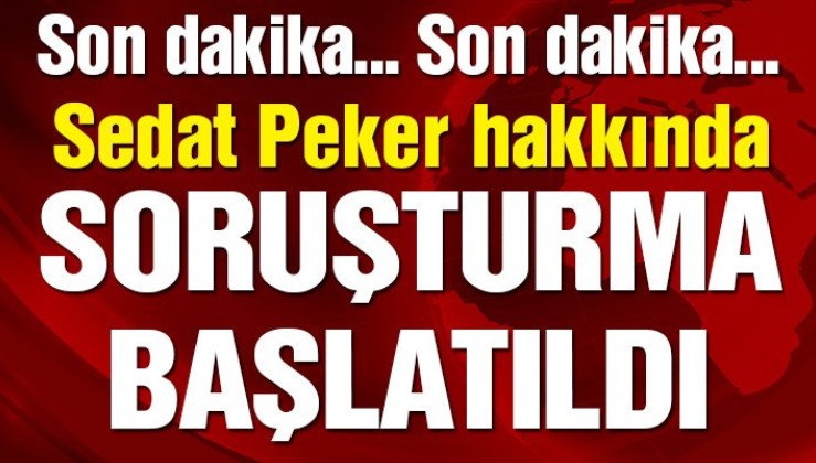 Son dakika… Sedat Peker'e büyük şok!