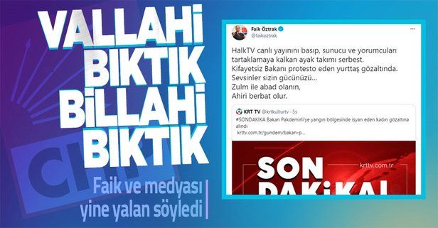 CHP Sözcüsü Faik Öztrak'a tepki: Vallahi bıktık, billahi bıktık bu yalanlarınızdan
