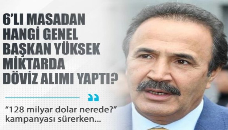 Eski CHP Milletvekili Mehmet Sevigen, 128 milyar doları gündeme getirdi