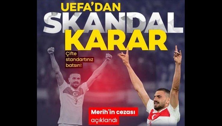 Son dakika haberi: UEFA'dan skandal karar! TFF flaş karar...