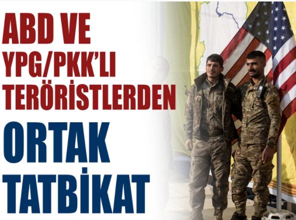 ABD ve YPG'den Suriye'de ortak tatbikat