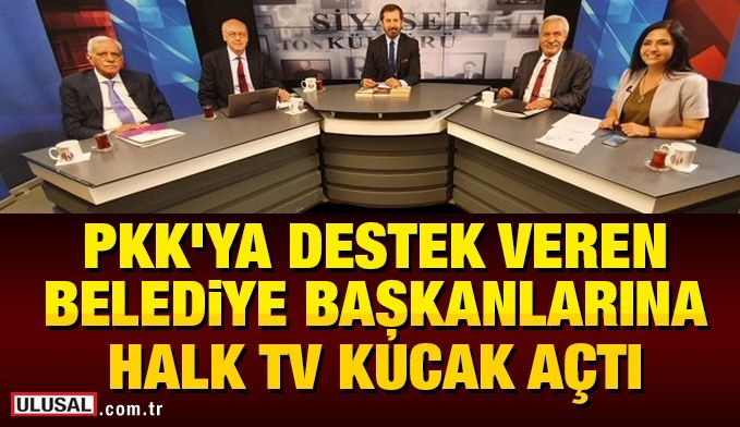 PKK'ya destek veren belediye başkanlarına Halk TV kucak açtı