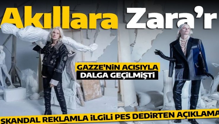 Gazze'deki soykırımla alay etmişti! Skandal koleksiyonla reklam yapan Zara'dan açıklama!