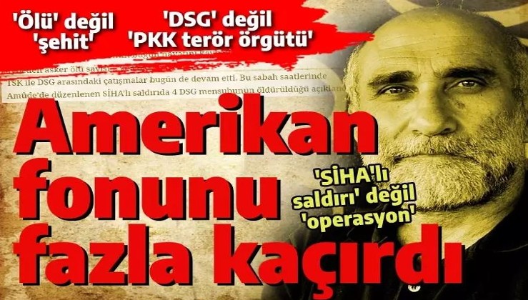 Amerikan fonunu fazla kaçırdılar: Alper Görmüş'ün haber sitesi şehit düşen Mehmetçiğe 'ölü', PKK'ya 'DSG', operasyona da 'saldırı' diyor