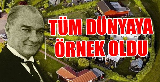 Atatürk'ün hazırladığı İdeal Cumhuriyet Köyü projesi Danimarka'da uygulandı