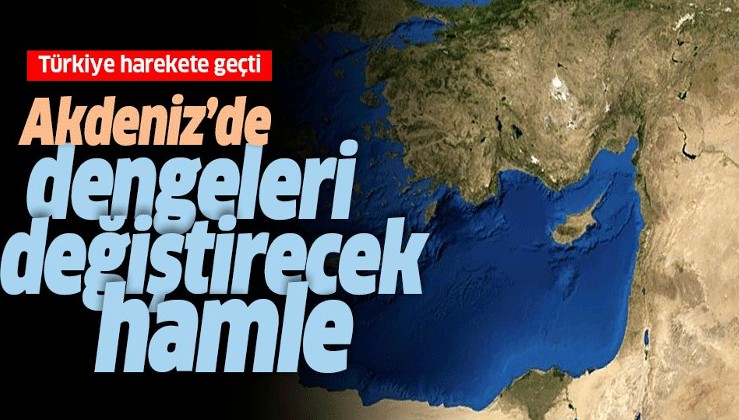 Akdeniz'de dengeleri değiştirecek hamle! Türkiye'den kritik adım