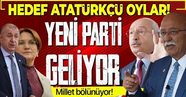 Ümit Özdağ ve İsmail Koncuk yeni parti kuruyor! Hedef: İYİ Parti ve CHP'nin küstürdüğü Atatürkçüler!