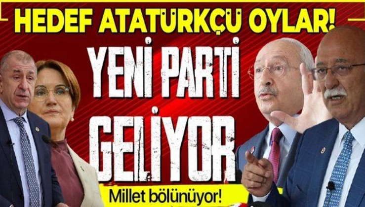 Ümit Özdağ ve İsmail Koncuk yeni parti kuruyor! Hedef: İYİ Parti ve CHP'nin küstürdüğü Atatürkçüler!