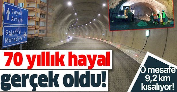 70 yıllık hayal gerçek oldu! 2.9 kilometrelik çift tüplü Salarha Tüneli’nin bir tüpü tamamlandı