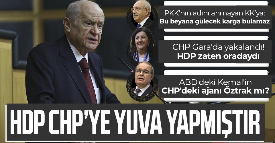 MHP Genel Başkanı Devlet Bahçeli'den devleti suçlayanlara zehir zemberek sözler