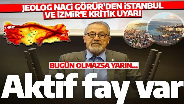 Prof. Dr. Naci Görür: İzmir gerçek anlamda bir deprem kenti