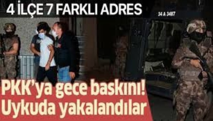 Son dakika: İstanbul'da terör örgütü PKK'ya operasyon: 6 kişi gözaltında