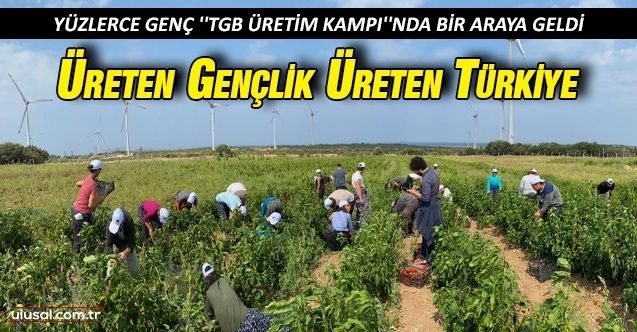 Yüzlerce genç ''TGB Üretim Kampı''nda bir araya geldi: Üreten gençlik, üreten Türkiye