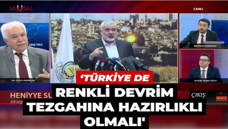 ‘Türkiye de renkli devrim tezgahına hazırlıklı olmalı’