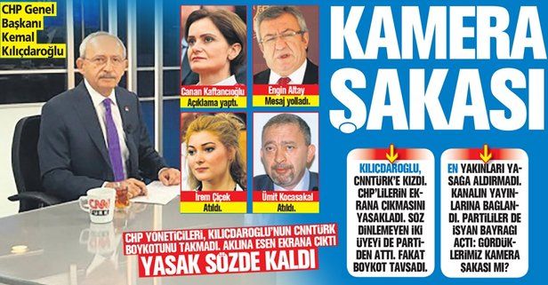 CHP'liler genel başkanları Kemal Kılıçdaroğlu'nu takmadı: Aklına esen ekrana çıktı, yasak sözde kaldı