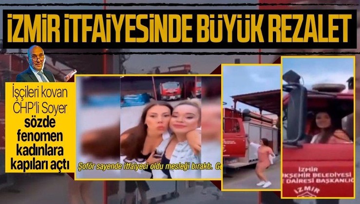 İzmir itfaiyesinde skandal görüntüler! Bunun sorumlusu kim?