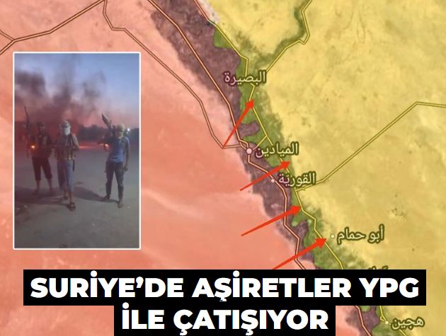 Suriye’de aşiretler YPG ile çatışıyor