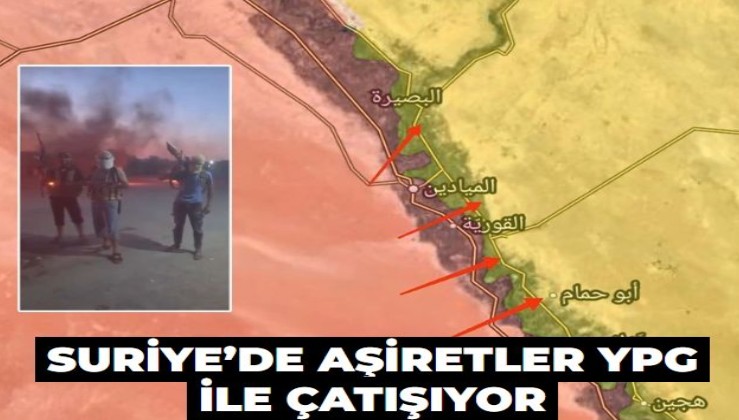 Suriye’de aşiretler YPG ile çatışıyor